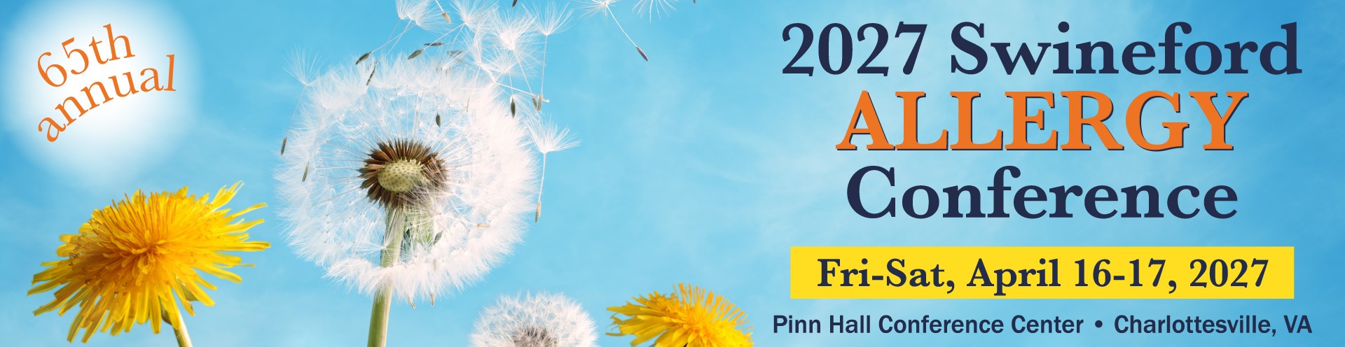 SAVE THE DATE: 2027 65th Swineford Allergy Conference Banner